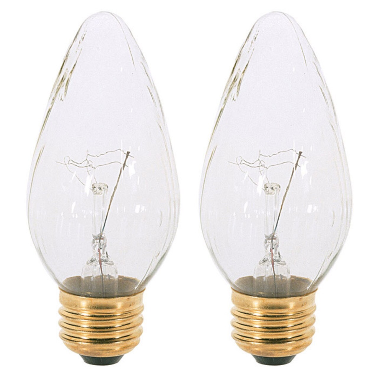 Satco S2769 40W 120V F15 Aurora E26 Medium Base Incandescent lamp - 2 bulbs